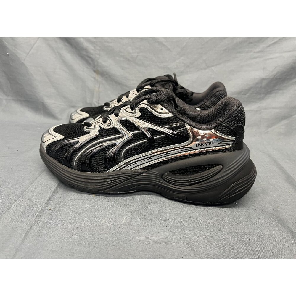 Puma Boys Inverse Dimension Jr Sneakers Black And Silver Size 7 NEW NO BOX! - Picture 5 of 11